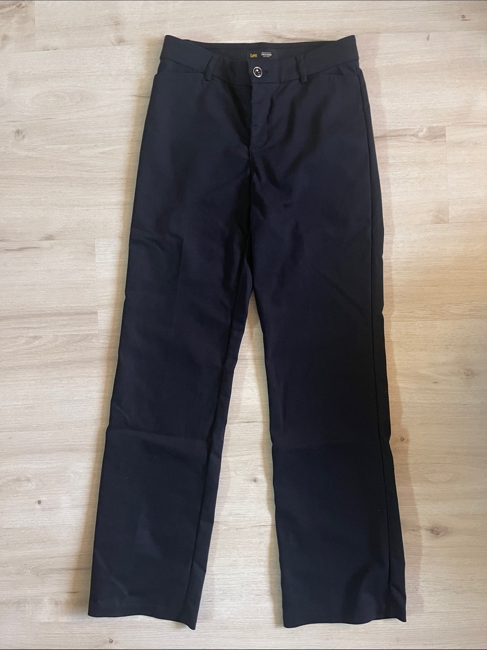 Lee Black Straight-Leg Trousers